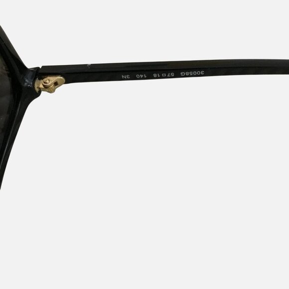 MICHAEL KORS MK2137U Anaheim Black Square Sunglasses Dark Grey Gradient NWT main image 6